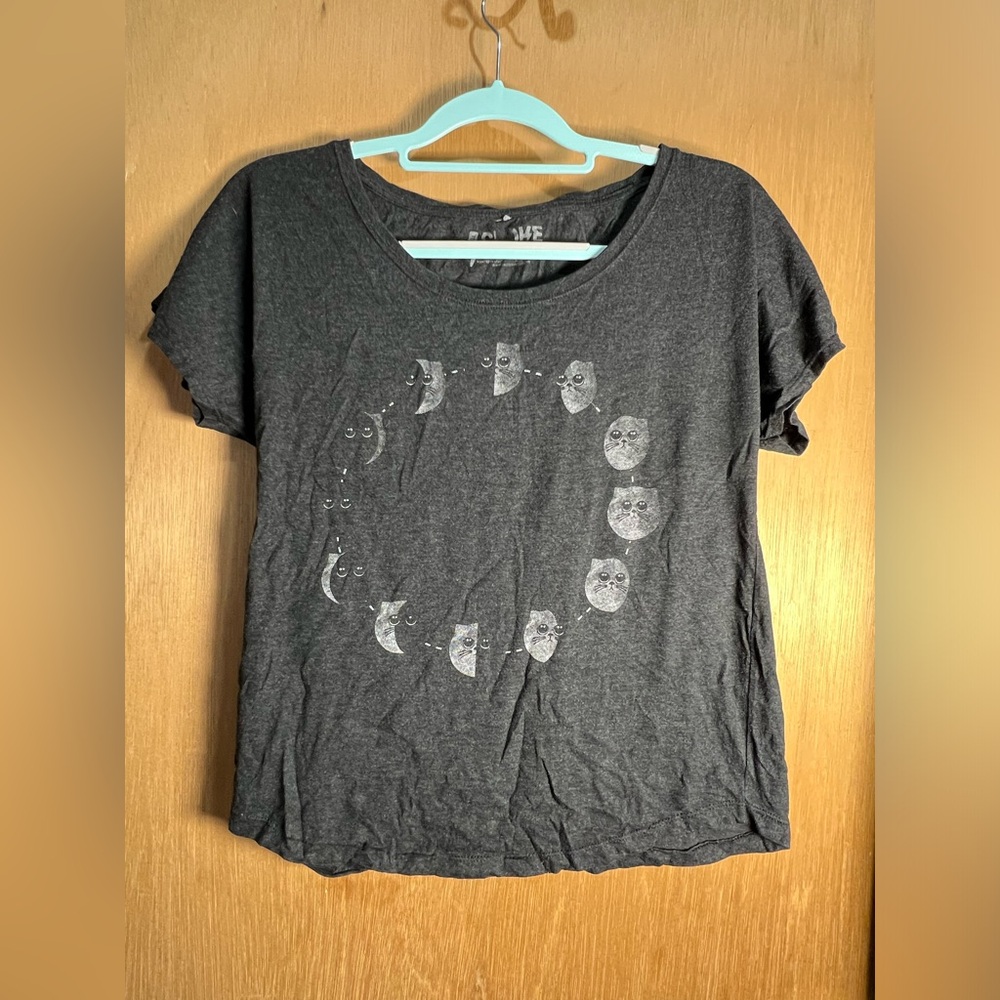 Cat Moon Phase Tee